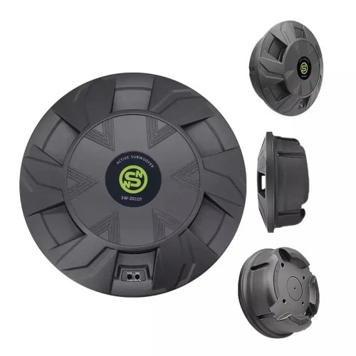 Subwoofer Sundown Audio 10 pollici per ruota di scorta — Woofer bassi per auto (vano ruota)