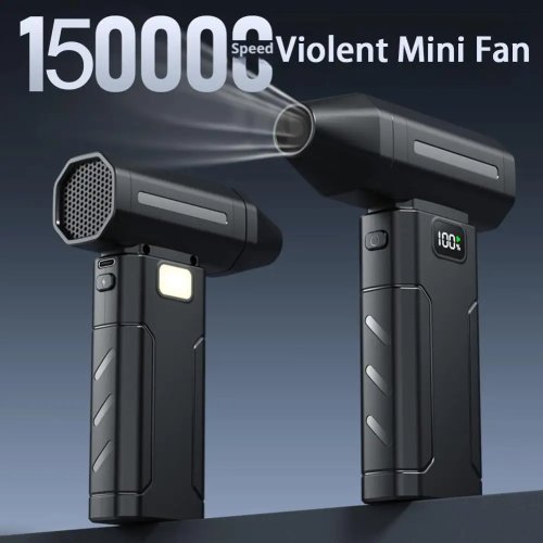 X8 ブラシレス ターボ ハンドブロワー／掃除機 150,000回転/分 — 強力な携帯用ダストクリーナー