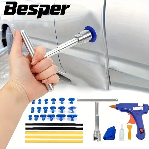 Kit rimozione ammaccature auto senza vernice – estrattore e set utensili