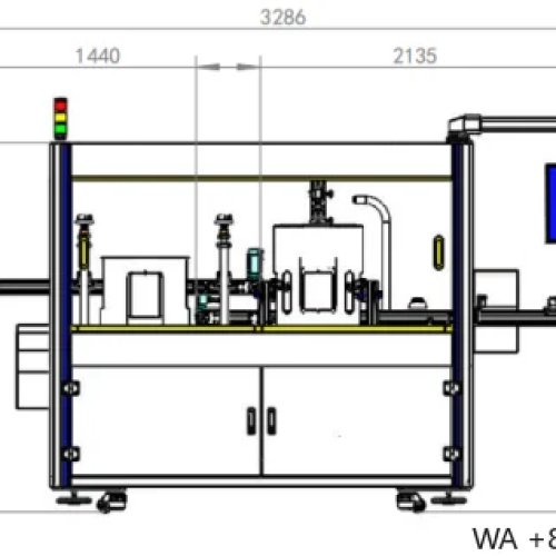 Máquina de inspeção visual com IA para copos de papel — controlo de qualidade por aprendizagem profunda