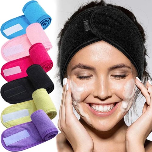 Spa-gezichtsband — antislip, rekbaar en wasbaar haarbandje voor make-up, gezichtsreiniging en sport