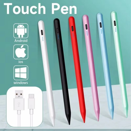 Caneta Stylus Universal para Tablet e Telemóvel — Compatível com iPad, Huawei, Samsung, Xiaomi, Redmi, Lenovo