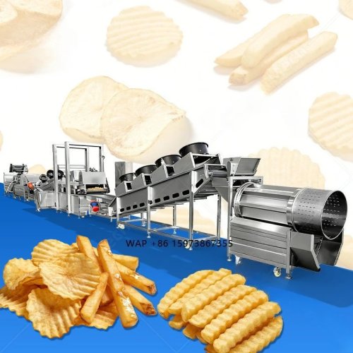 Kompaktowa linia produkcyjna ORME do mrożonych frytek — maszyna przemysłowa do chipsów/frytek