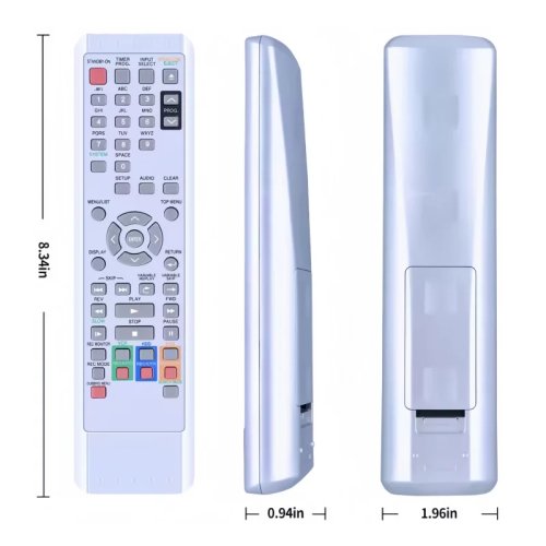 Funai NB305 Universal Remote Control for DVD/VCR Combo - Replacement compatible with HDR-D2835 / HDR-D2835D and AV equipment