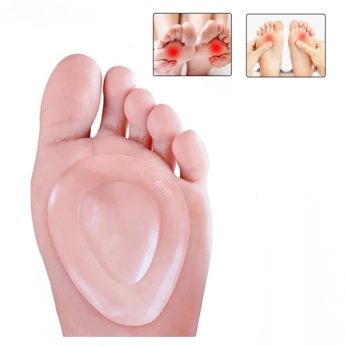 قطعتان وسادات جل للجهة الأمامية من القدم Sumifun — طبعات داخلية غير قابلة للانزلاق لأحذية الكعب العالي، وسادة مرنة ودعم لقوس القدم