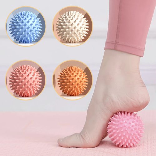 Bola de massagem fascial dura — alívio muscular para costas, pescoço, ombros e pés — ponto-gatilho, ideal para yoga e liberação miofascial