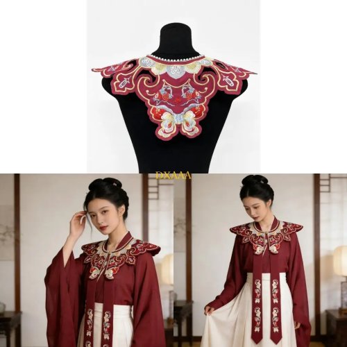 Collar-chal bordado para novia — cobertura de hombros elegante para bodas y ocasiones especiales