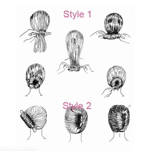 Women's Donut Bun Maker — Magic Updo Hair Styling Tool