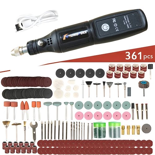 Mini Wiertarka Elektryczna USB Bezprzewodowa — Ręczne Narzędzie Rotacyjne / Pióro Grawerskie do Biżuterii, Drewna, Metalu, Szkła