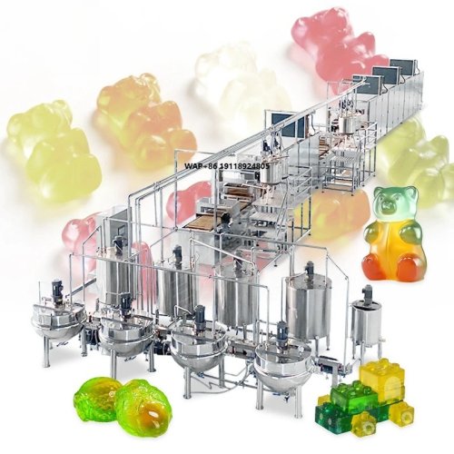 Dosadora totalmente automática para gomas de morango – Linha de produção comercial