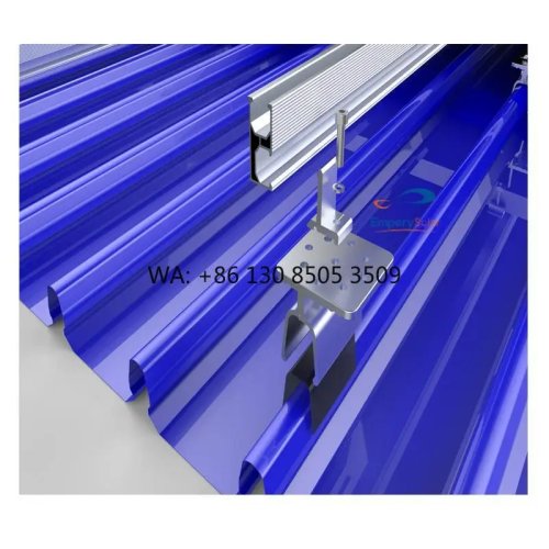 Aluminiowy uchwyt do dachu standing-seam do montażu paneli słonecznych — do dachów metalowych, zgodny z AS/NZS 1170.2, 15 lat gwarancji