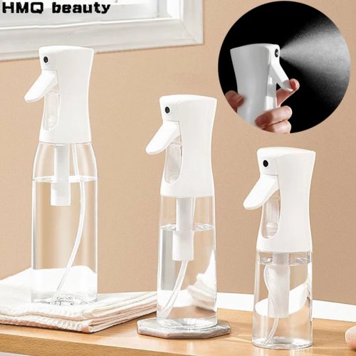 200/300/500ml Refillable Ultra-Fine Mist Spray Bottle for Skin Care — Travel Facial Atomizer, Salon & Barber Use