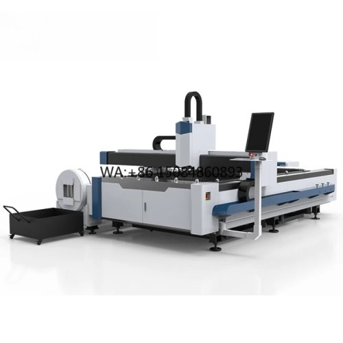 CNC 1000W Fiber Laser Cutting Machine for Metal Sheets & Tubes — Carbon Steel, Stainless Steel, Aluminum, Industrial Precision