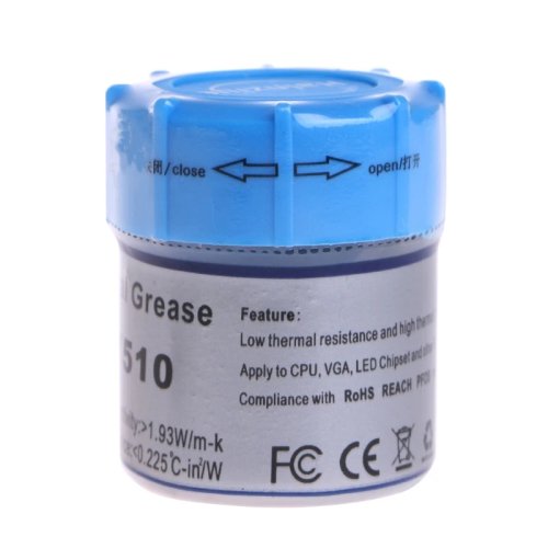 F3MA HY510 10g Thermal Paste – Silicone CPU Heatsink Compound, Gray, 1.93 W/m·K