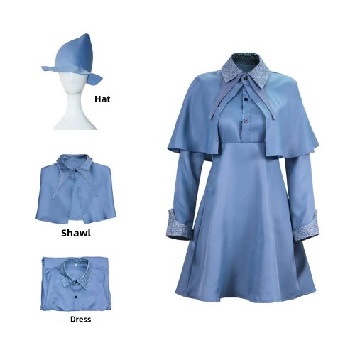 Косплей-костюм для жінок Fleur Delacour на Хелловін — шкільна форма, сценічна сукня в традиційному китайському стилі