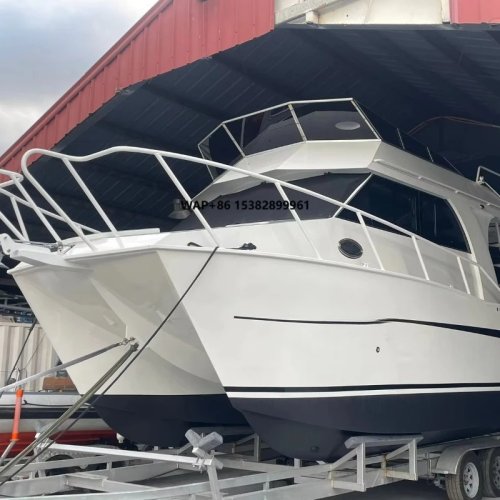Catamarã à vela 'Gospel' 11 m (38 pés) em alumínio – Iate de cruzeiro e pesca com motor de popa