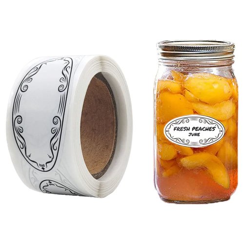Rouleau de 150 étiquettes pour réfrigérateur/congélateur — étiquettes date pour boissons, fruits et légumes