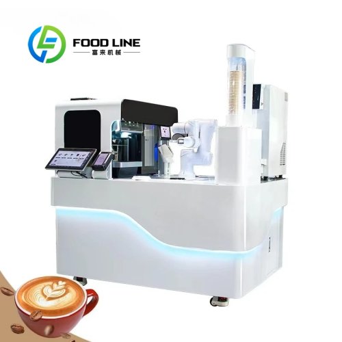 Spersonalizowany inteligentny automat do kawy z latte art - praca 24/7, oszczędność kosztów pracy, dla sklepów