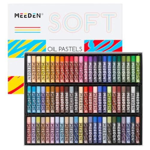 Conjunto de 72 Pastéis de Óleo Macios — 72 Cores Vibrantes, Pastel de Óleo Suave para Artistas, Iniciantes e Adultos