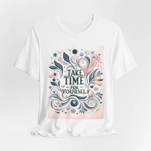 Áo thun nữ Self Care truyền động lực – in 'Love' kèm thông điệp tích cực