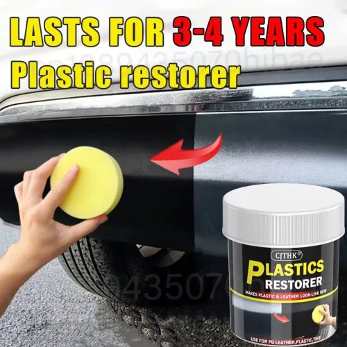 Restaurador de plásticos e couro para carro 'Back to Black' – Polidor e revestimento protetor