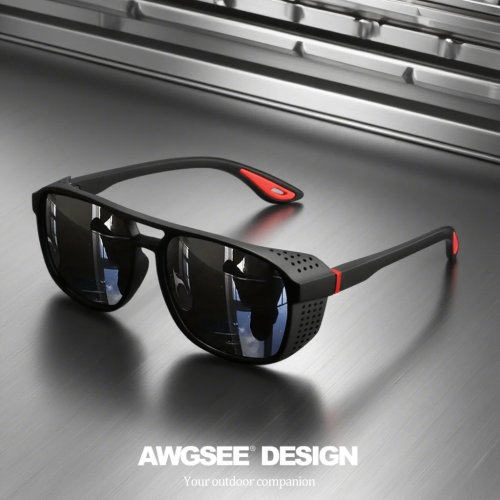 Lunettes de sport polarisées pour vélo et course — coupe-vent, protection UV400