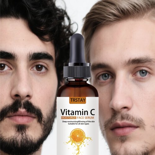Óleo condicionador de barba para homem – Sérum nutritivo anti-rugas, reduz linhas de expressão e preenche zonas afundadas para mais volume