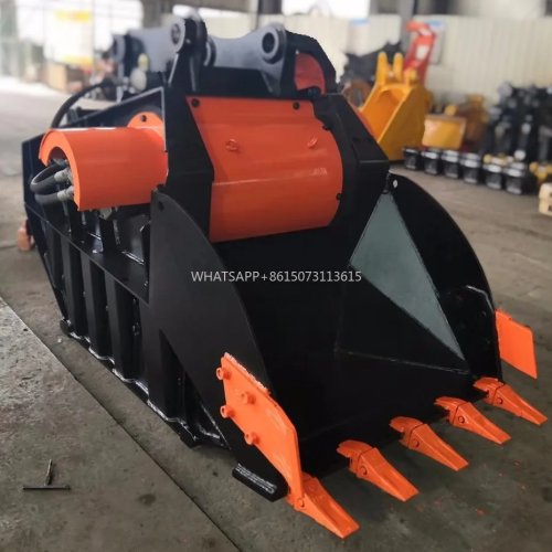Professional crusher bucket for skid steer loader – CE certified