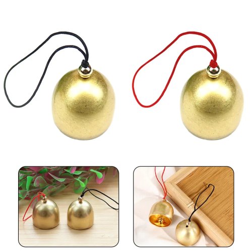 Sino retro em cobre puro — sino dos ventos/decoração para porta e jardim, pendente anti-roubo