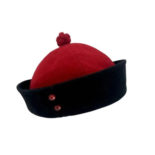Chapéu retro estilo Dinastia Qing com aba dobrável — gorro/capelo de inverno multifuncional