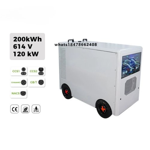 Caricatore DC portatile 120 kW (GB/T e CCS2) – stazione di ricarica mobile per auto elettrica con batteria