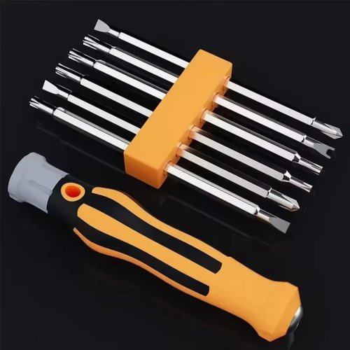 Set cacciaviti 12 in 1 magnetico, punte Phillips e piatte, cacciavite di precisione multifunzione per manutenzione domestica