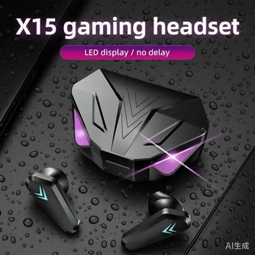 Auscultadores True Wireless mini intra-auriculares, graves estéreo, chamadas HD, para desporto e gaming, compatíveis com Android e iOS