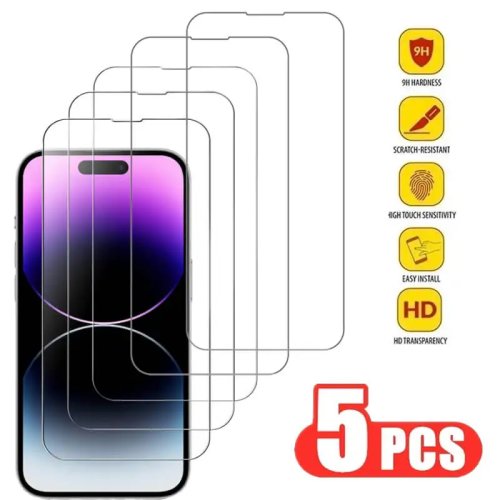 Tempered glass screen protector for iPhone 11/12/13/14/15/16/17 (including Pro & Pro Max)