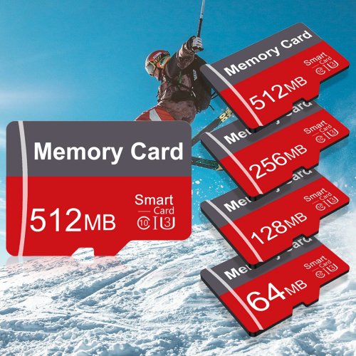 Cartão de Memória TF (microSD) 64MB/128MB/256MB/512MB para Câmara e Telemóvel