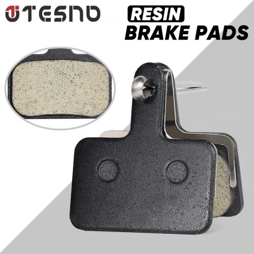 TESNO Resin Mountain Bike Hydraulic Disc Brake Pads — Wear‑Resistant, compatible with SHIMANO B01S/B03S/B05S