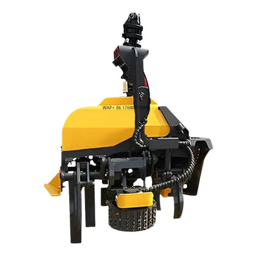 Máquina automática de abate de árvores — serra florestal tudo-em-um com garra rotativa para cortar ramos, conversível em escavadora de árvores