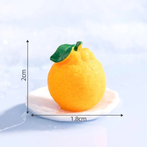Niedliche 3D-Obst-Miniaturen – Dekorative Mini-Früchte für DIY, Puppenhaus & Schaufenster