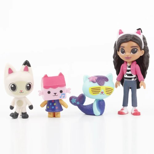 13pcs Gabby's Dollhouse figures set – Gabby, Mercat cat, car and cartoon characters; collectible action figures for kids, ideal Xmas & birthday gift