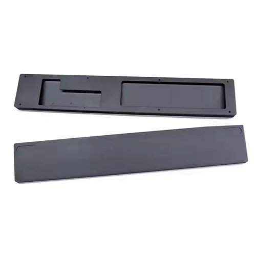 Custom CNC machined black anodized aluminum parts