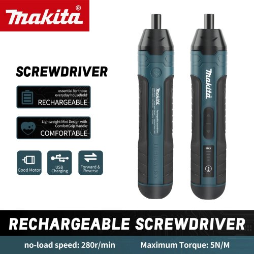 Wkrętarka elektryczna akumulatorowa Makita 3,6 V 5 N·m uchwyt 1/4" 1300 mAh Li-ion
