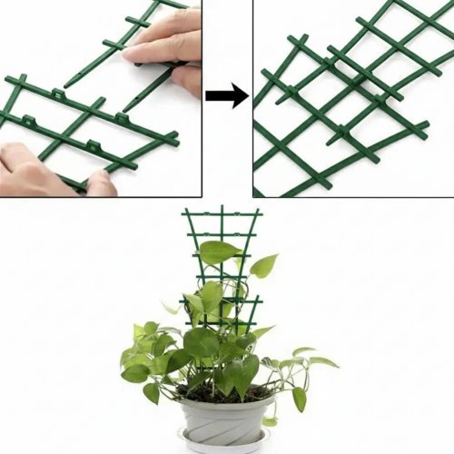 Suporte para plantas trepadeiras – estrutura mini para vaso, apoio decorativo para flores e hortícolas