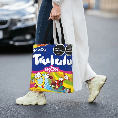 กระเป๋าโท้ทผ้า Trululu 8 — กระเป๋าถือผู้หญิงสำหรับช้อปปิ้ง/ซื้อของ