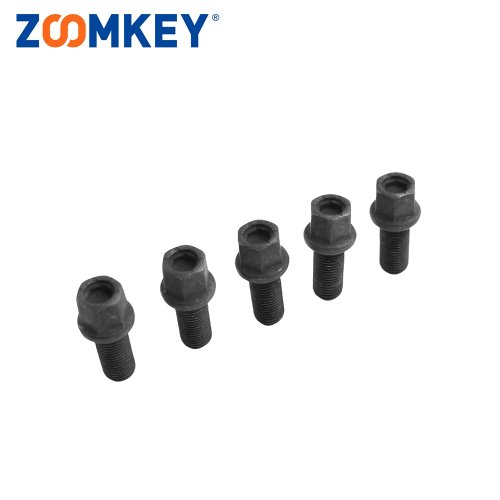 Набор 5 колесных болтов ZOOMKEY M14x1.5 26 мм для VW Beetle, Porsche, Audi A4/A5 - WHT-002-437