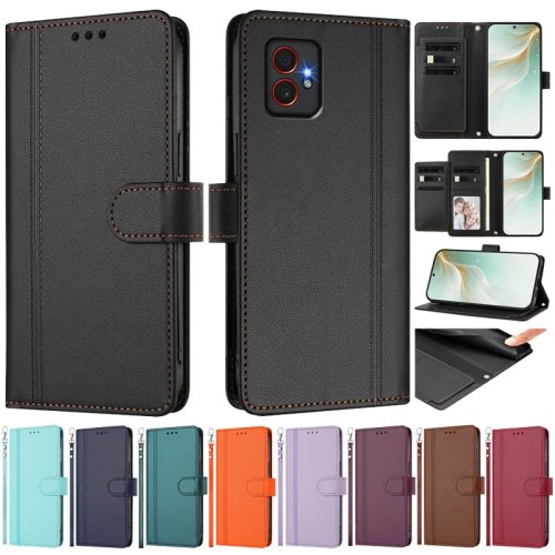 غطاء محفظة جلدية لهاتف Samsung Galaxy XCover (XCover7 / XCover Pro / XCover6 / XCover5 / XCover4s) — 9 فتحات للبطاقات، إغلاق مغناطيسي، غطاء فاخر