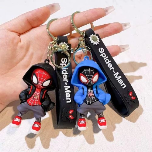 スパイダーマン シリコンキーホルダー（Marvel／アベンジャーズ） バッグ・車用