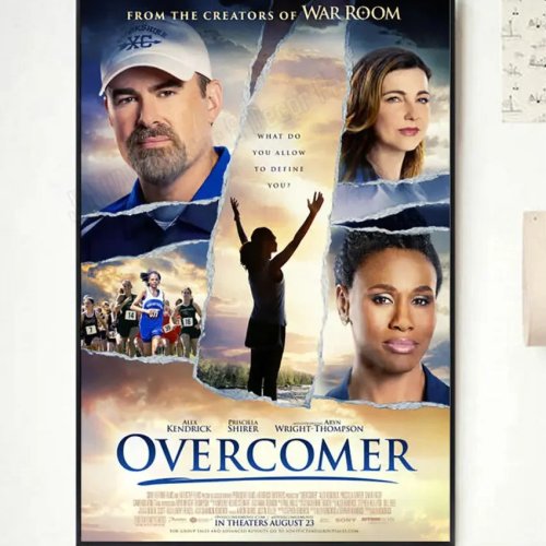 Affiche en soie Overcomer – Poster de film classique pour déco murale, autocollant décoratif, cadeau