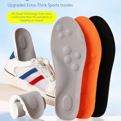 ラテックススポーツインソール柔らかい高弾性シューズパッド整形外科用通気性消臭衝撃吸収クッションアーチサポートインソール