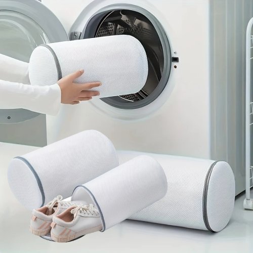Filet de lavage pour chaussures – Sac à linge en maille zippé pour sneakers, chaussures de running, chaussettes et soutiens‑gorge