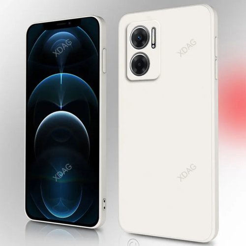เคสซิลิโคนเหลวทรงสี่เหลี่ยมสำหรับ Redmi 11 / 11 Prime / 11A 5G — กันกระแทก ฝาหลังนุ่ม พร้อมป้องกันเลนส์กล้อง